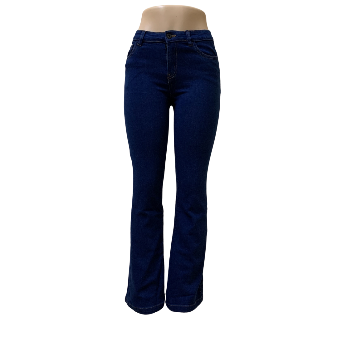 B2 Dark Blue Bootcut Jeans – Cotton and Jeans